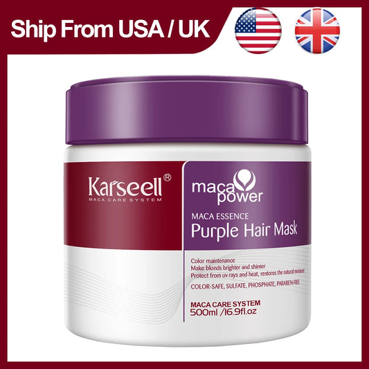 Karseell Hair Mask Neutralizes Brass Tones For Highlighted Hair