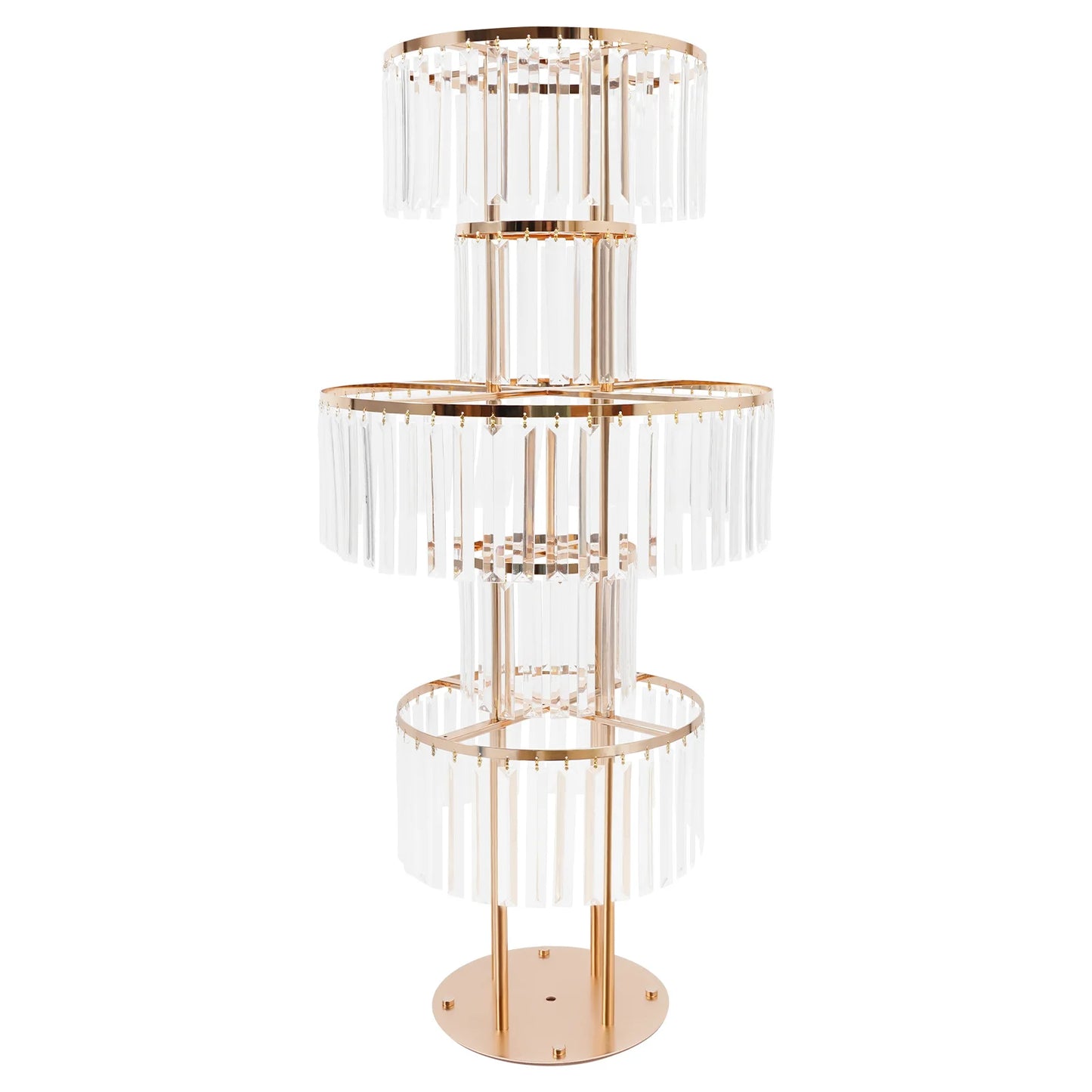 Five Tier Wedding Centerpiece Stand Acrylic Flower Vase