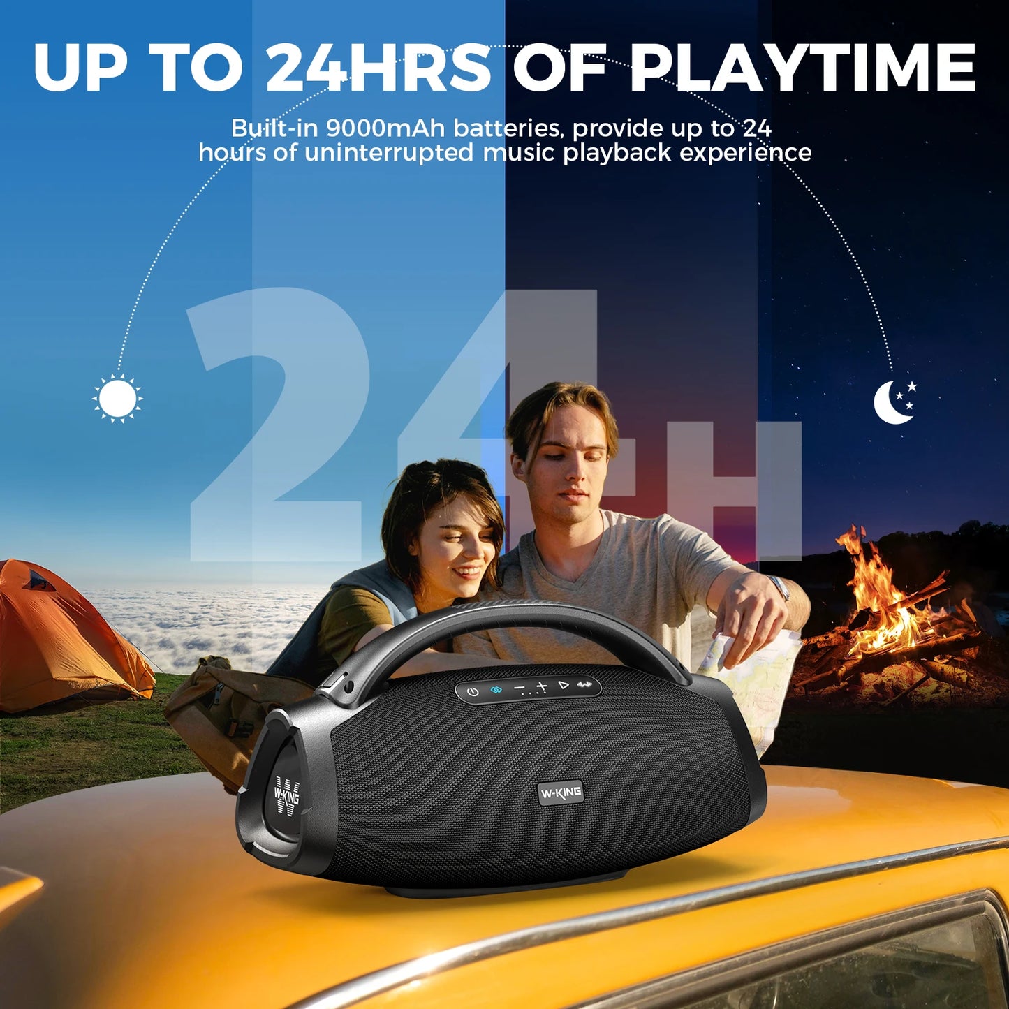 W-King X20 200W RMS Portable Bluetooth Speaker Pro