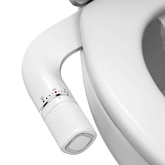 SAMODRA Bidet Non Electric Toilet Attachment Dual Nozzle Brass Inlet