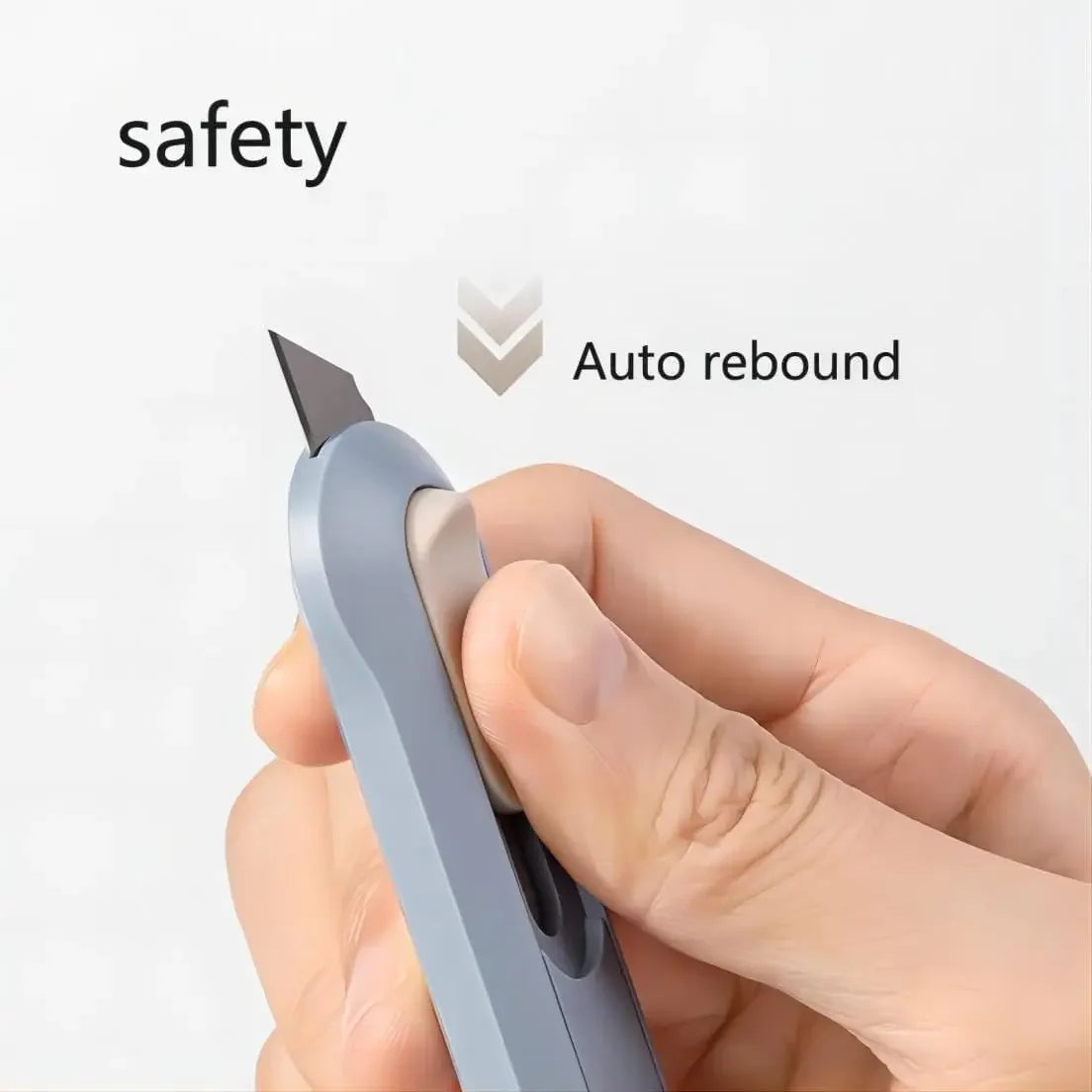 Portable Box Cutter Retractable Knife For Office And Crafts
