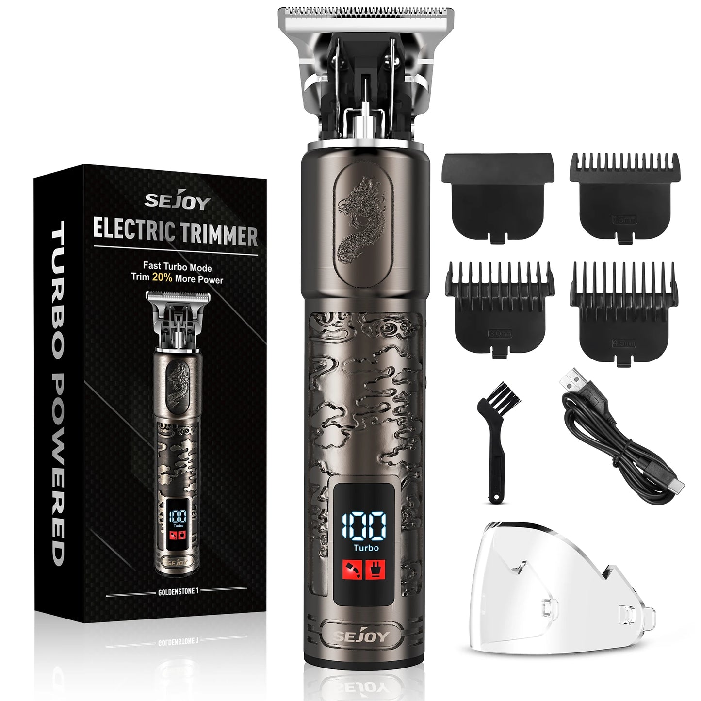 Sejoy Electric Shaver For Men Rechargeable 3D Floating Cutter Head