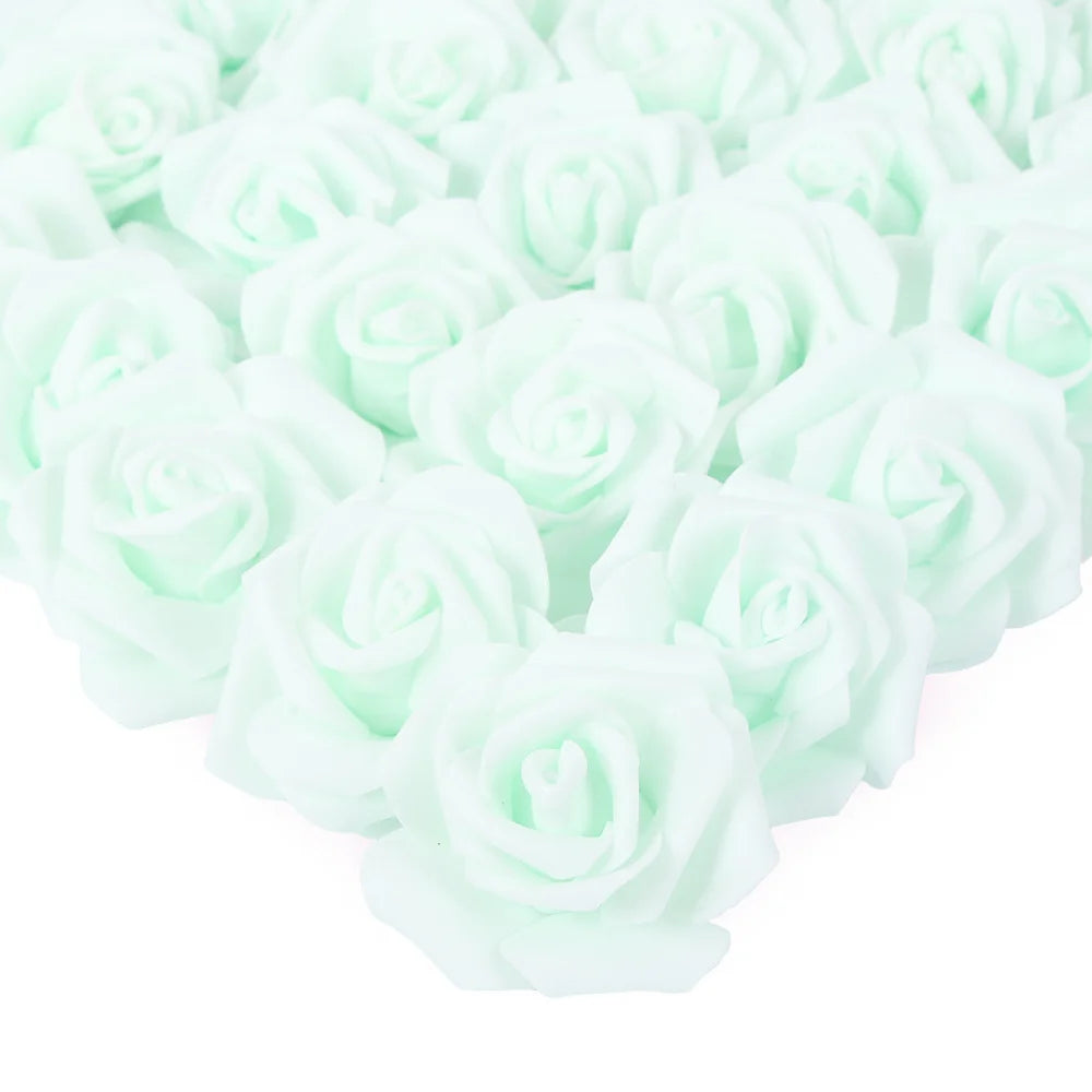 Artificial Rose Flower Heads Foam Roses for DIY Weddings