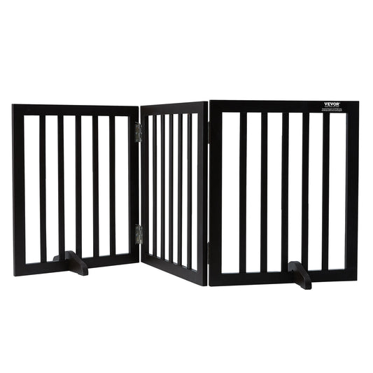 SucceBuy Freestanding Dog Gate For Narrow Passages