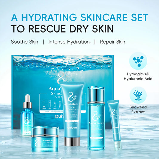 Laikou AquaVitalize Deep Hydration Skincare Set Five Piece