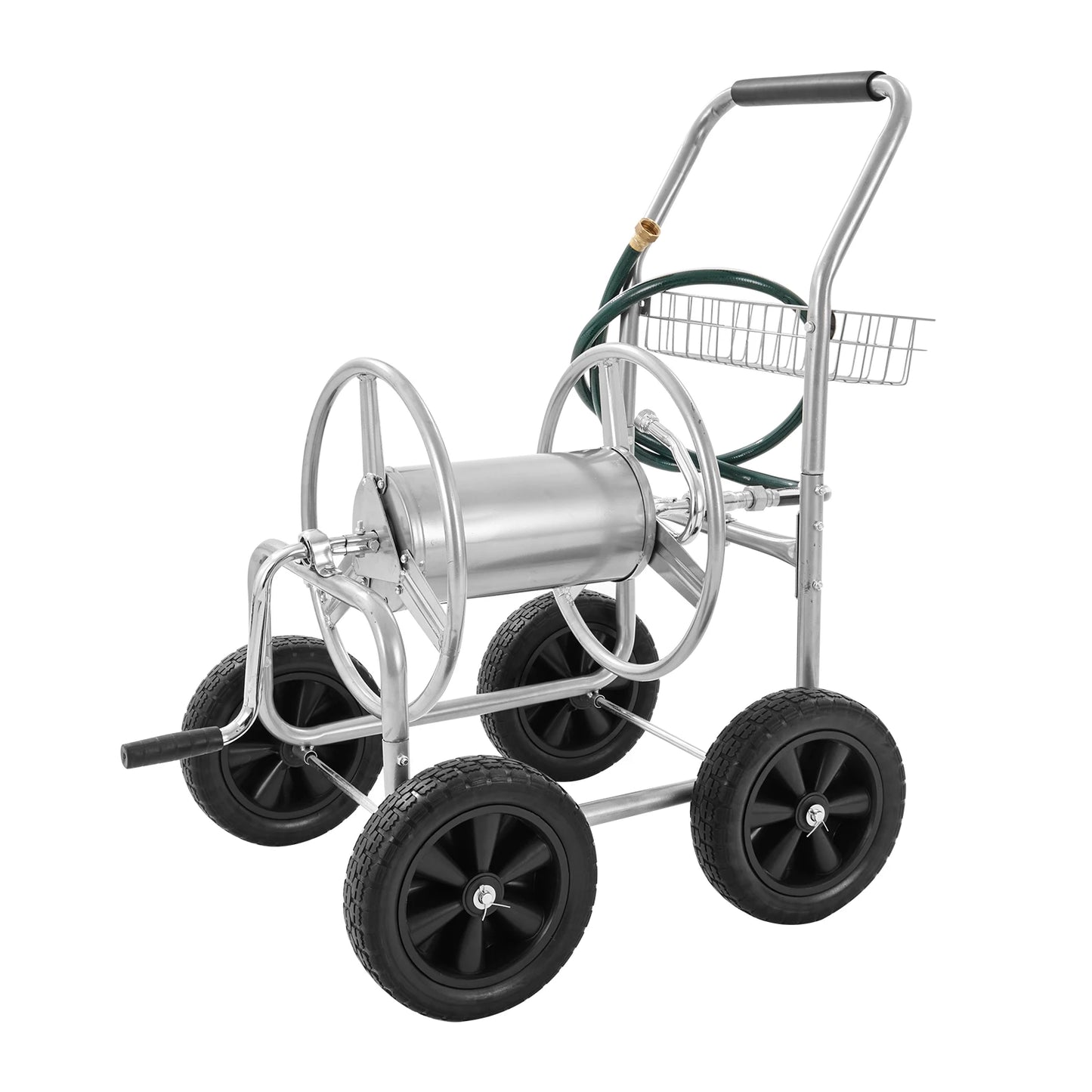 SucceBuy Hose Reel Cart Heavy Duty Garden Water Hose Carrier