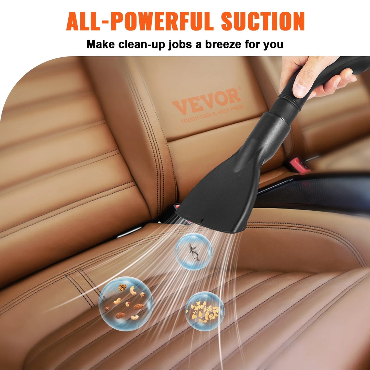 Succebuy 2.5 Peak HP Threefold In One Wet Dry Vacuum