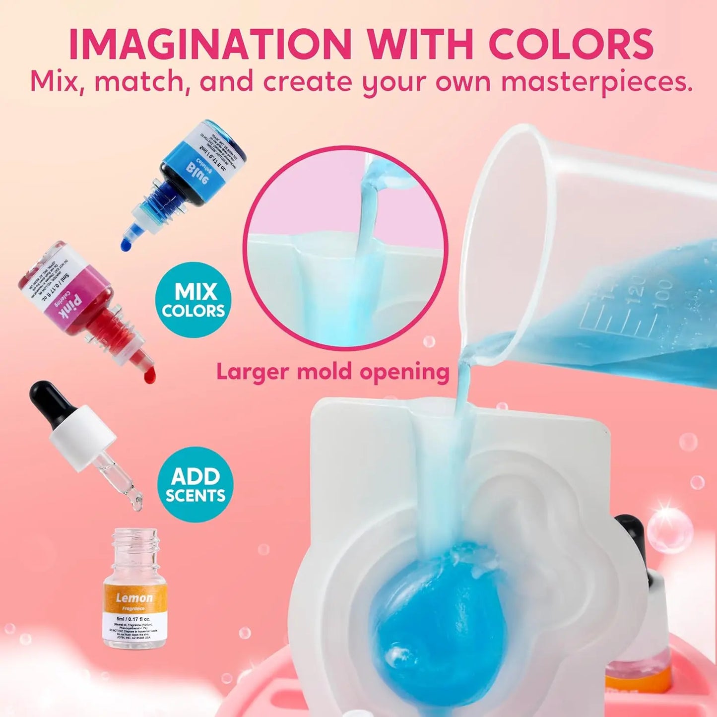 Joyfy Unicorn Soap Making Kit For Kids STEM Craft Gift