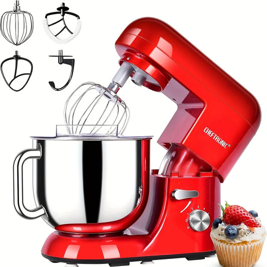 Cheftronic Stand Mixer Tilt Head 650W Six Speed with Accessories