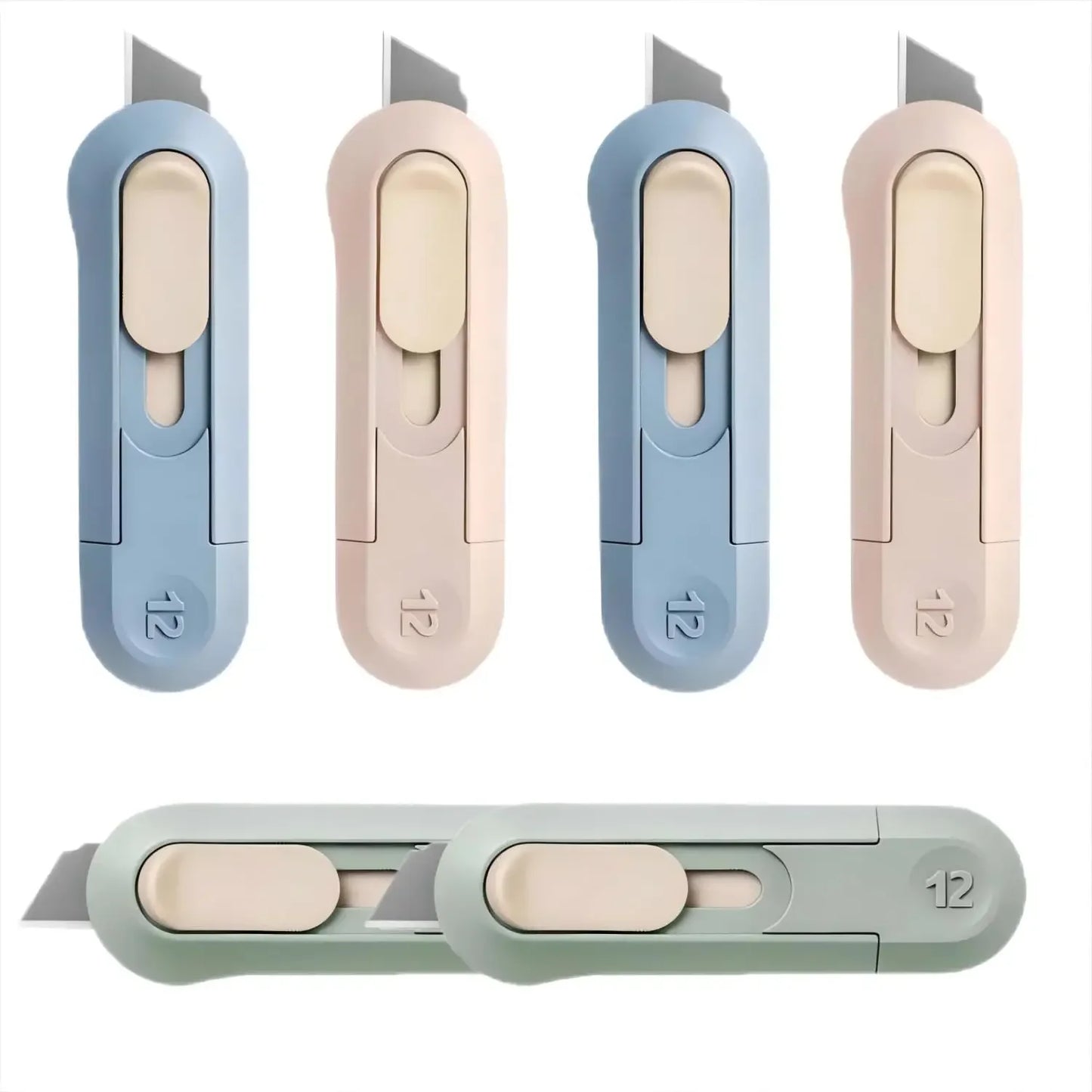 Portable Box Cutter Retractable Knife For Office And Crafts