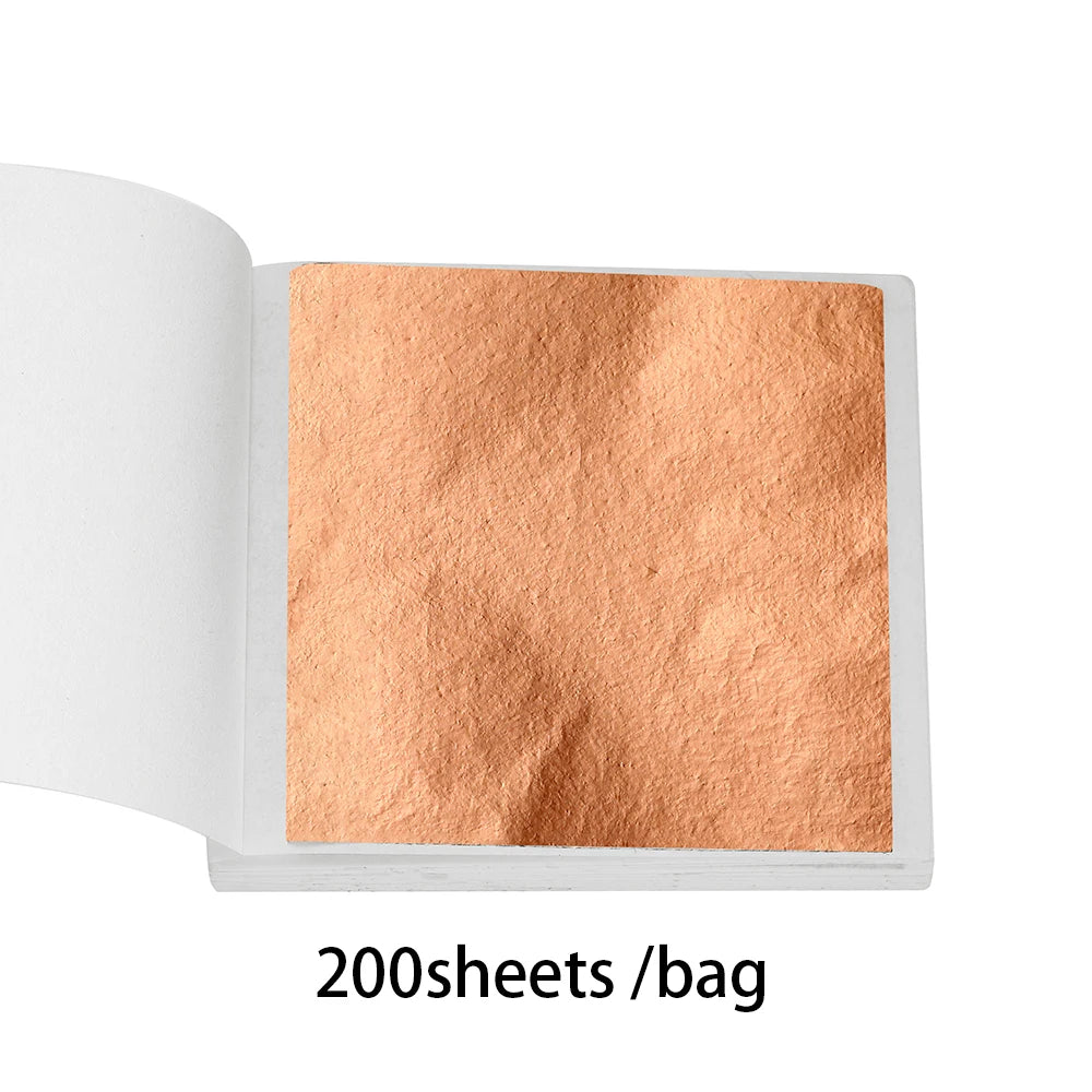 AGCFABS Imitation Gold Foil Paper Leaves For Resin Jewelry Making