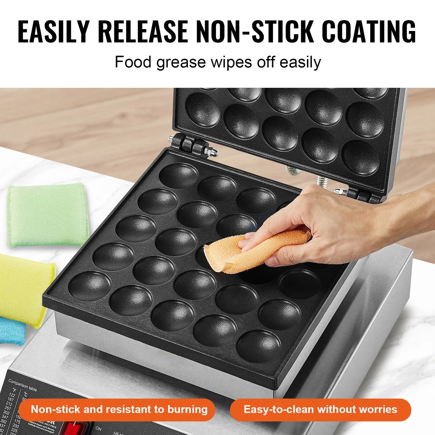 SucceBuy Electric Waffle Maker 25 Piece Mini Pancake Dorayaki Machine