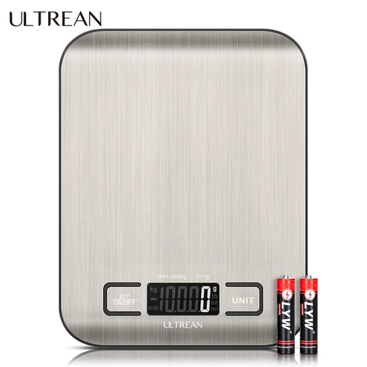 Digital Kitchen Scale 5000g 1g Precision With LCD Display