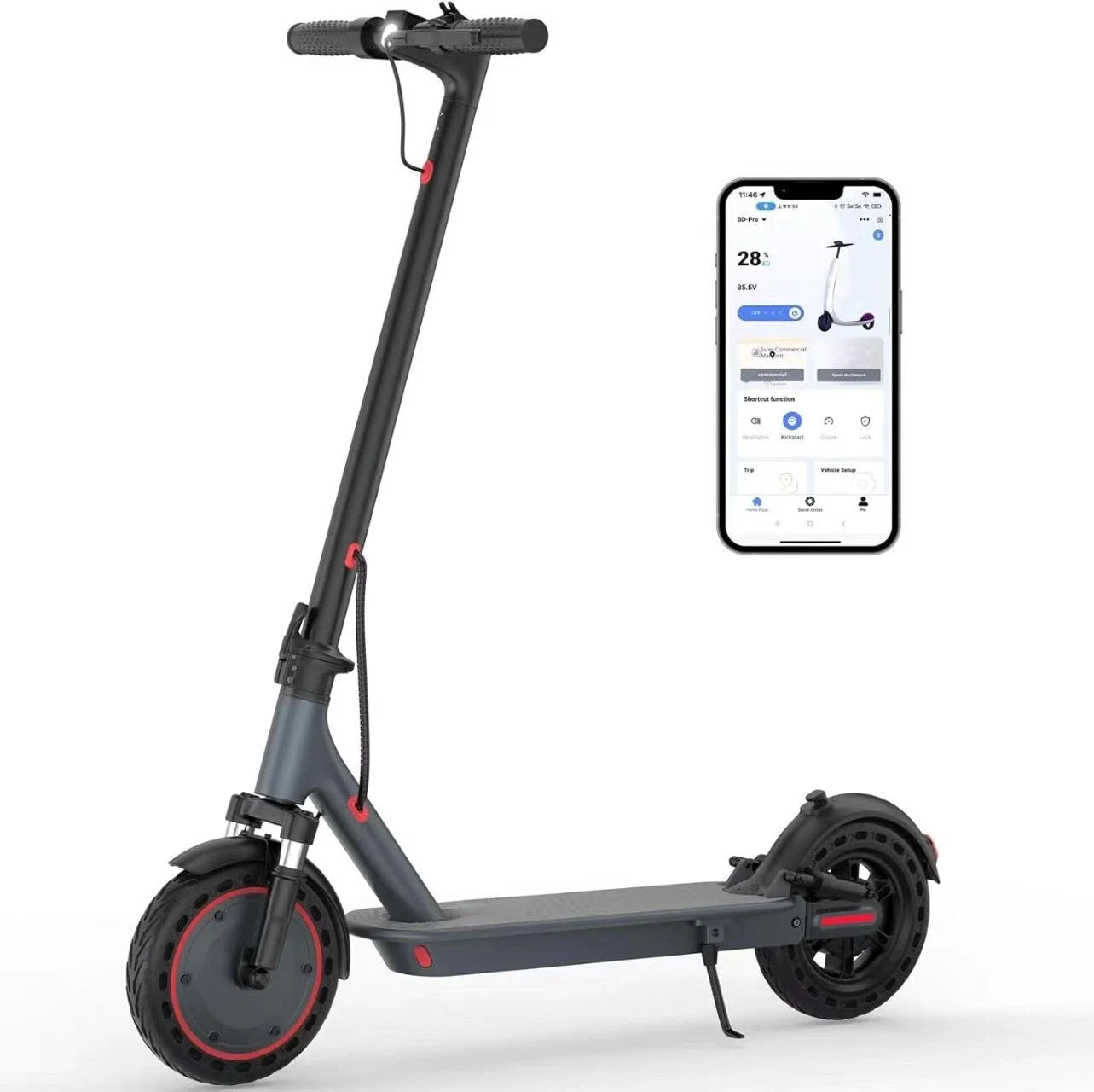 AOVOPRO TMAX Electric Scooter 500W Folding With App