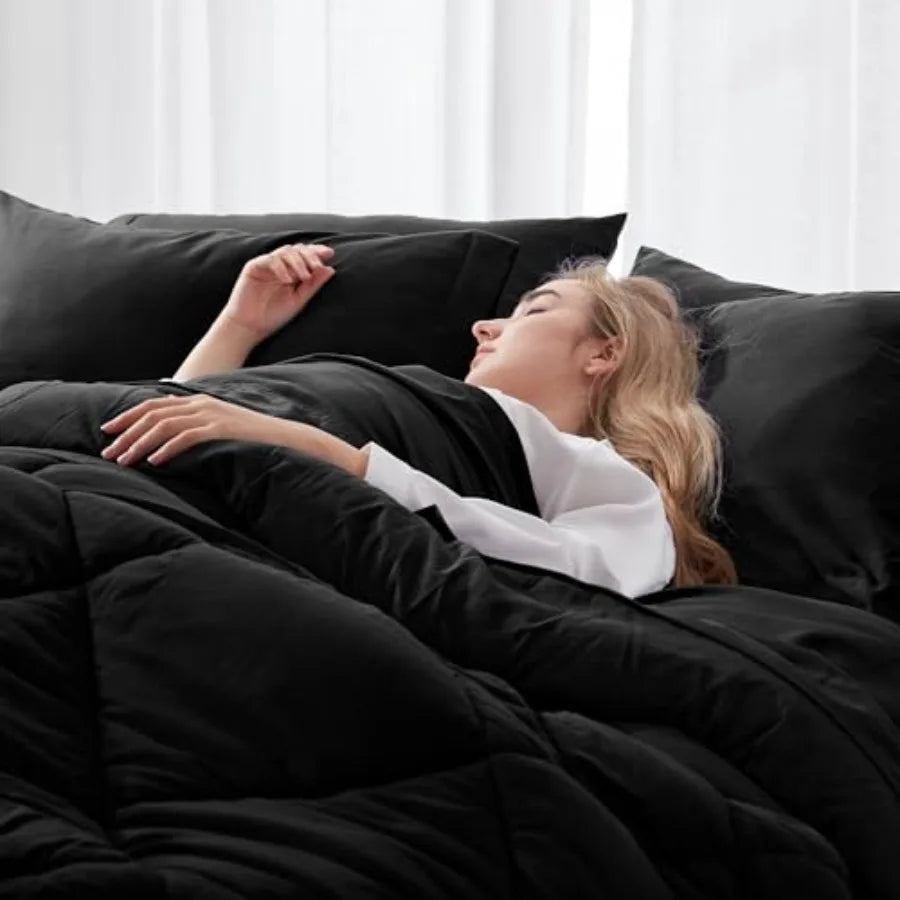 All Season 8-Piece Comforter Set With Sheets And Pillowcases