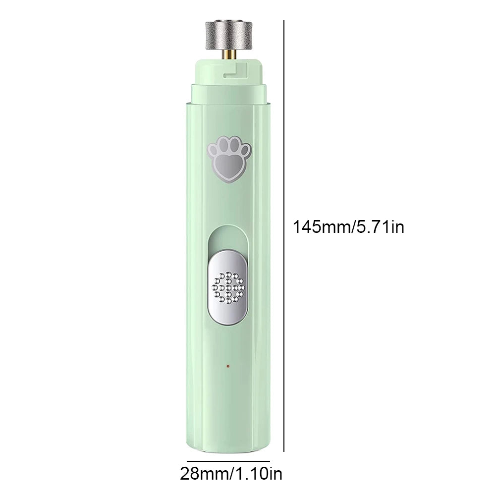 Shunmaii Electric Dog Nail Grinder USB Rechargeable With LED Light