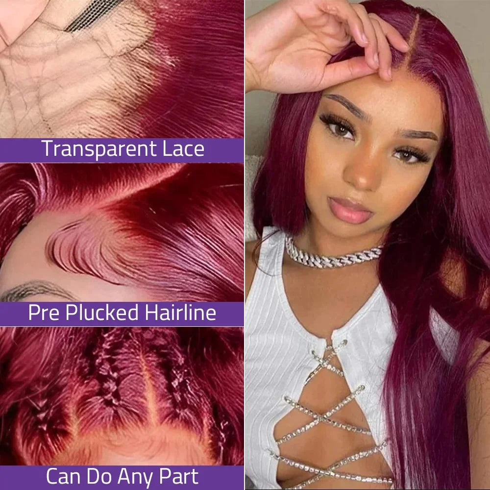 HD Lace Frontal Human Hair Wig 250 Density Straight Style