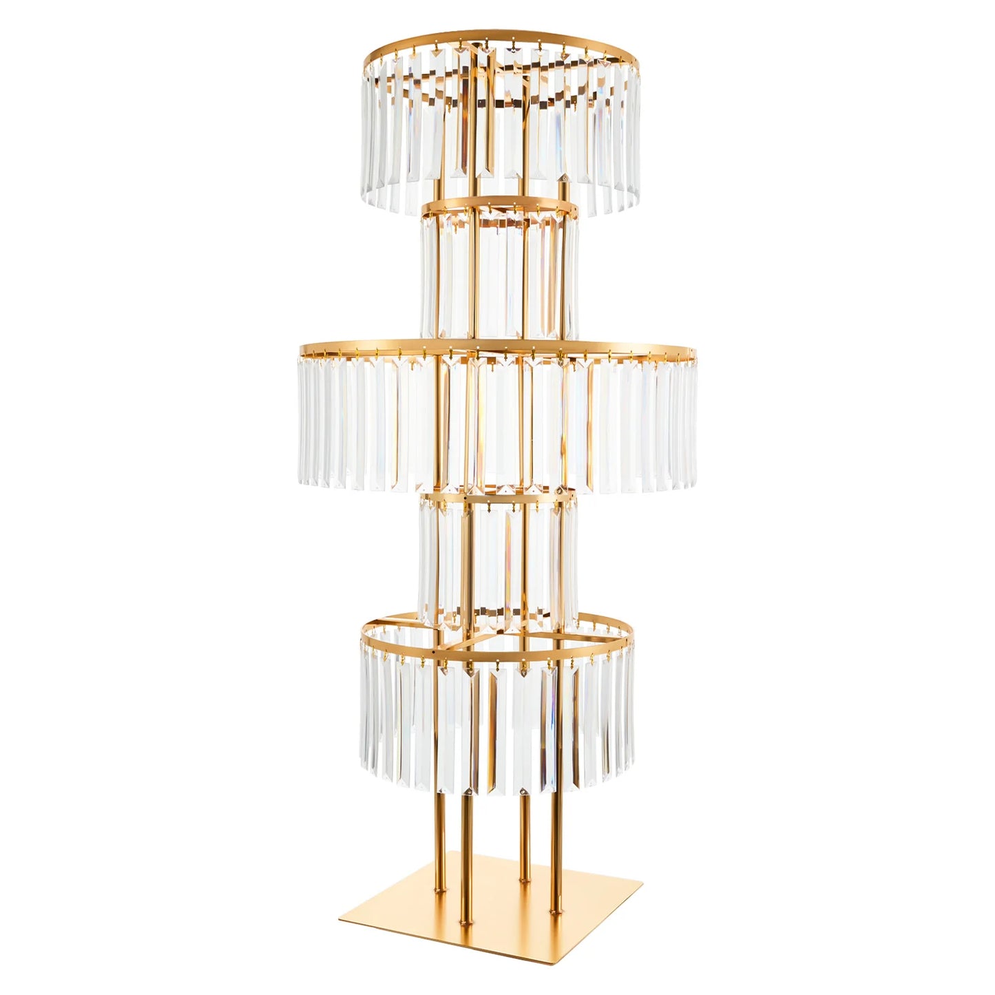 Five Tier Wedding Centerpiece Stand Acrylic Flower Vase