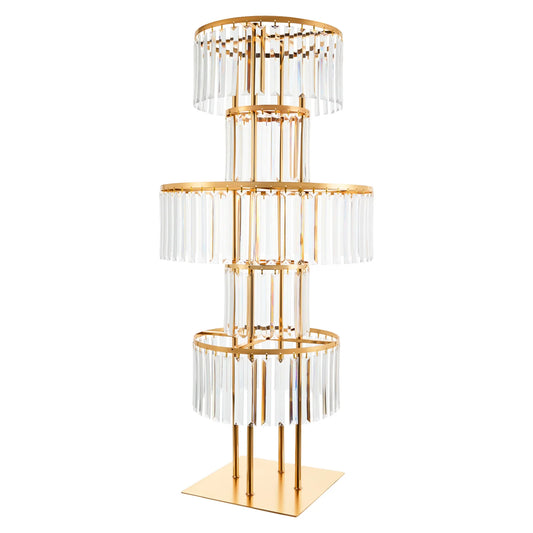 Five Tier Wedding Centerpiece Stand Acrylic Flower Vase