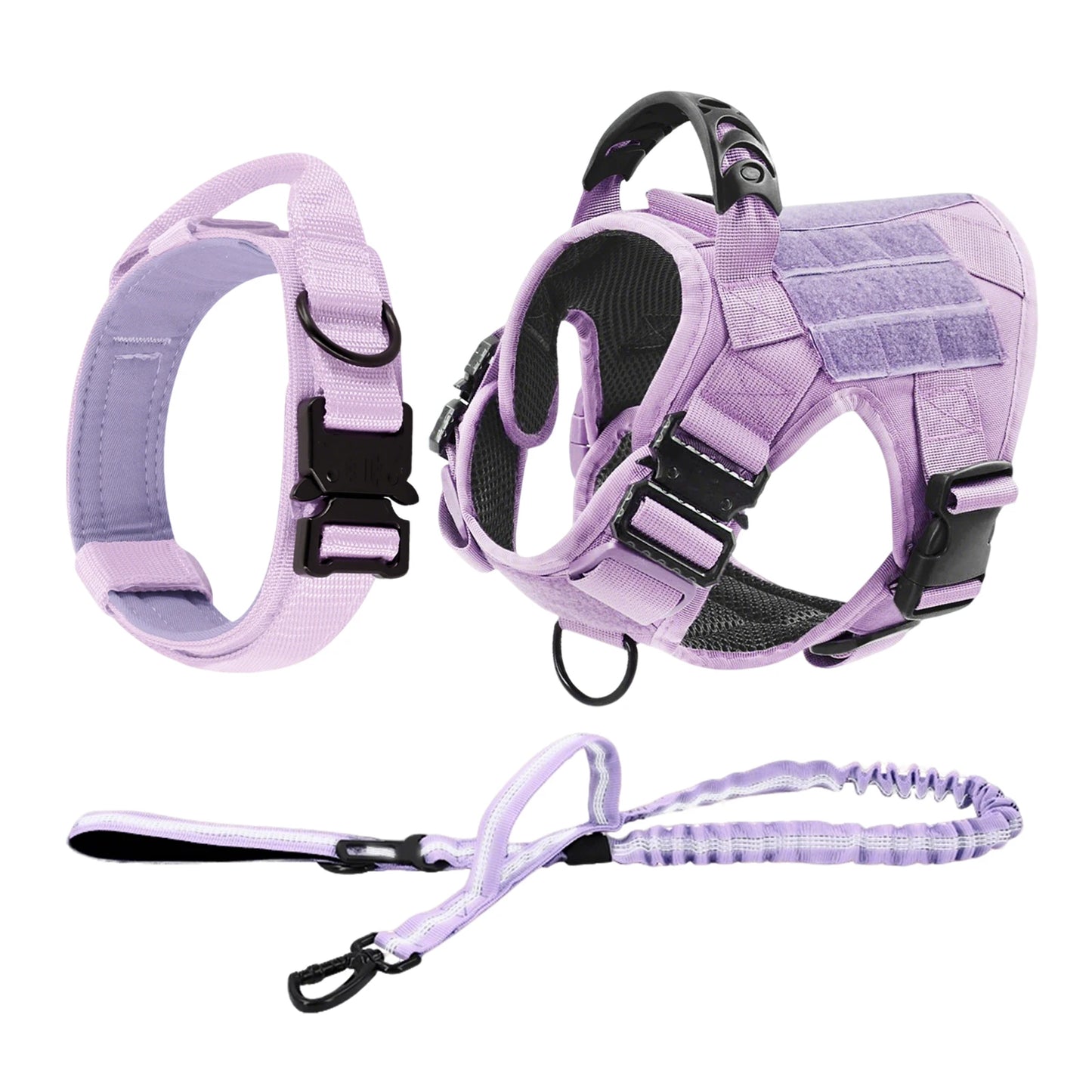 PETRAVEL Military Camouflage Dog Harness Leash