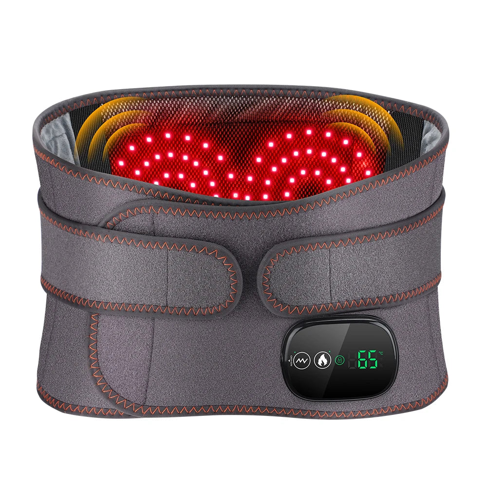 PASTSKY Electric Heating Massage Waist Belt With Heat Therapy
