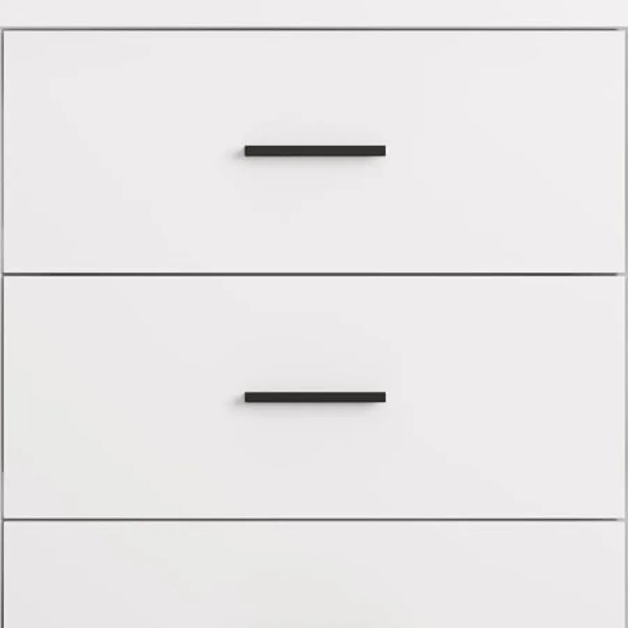 Modern 6 Drawer Dresser With X Shaped Base For Bedroom