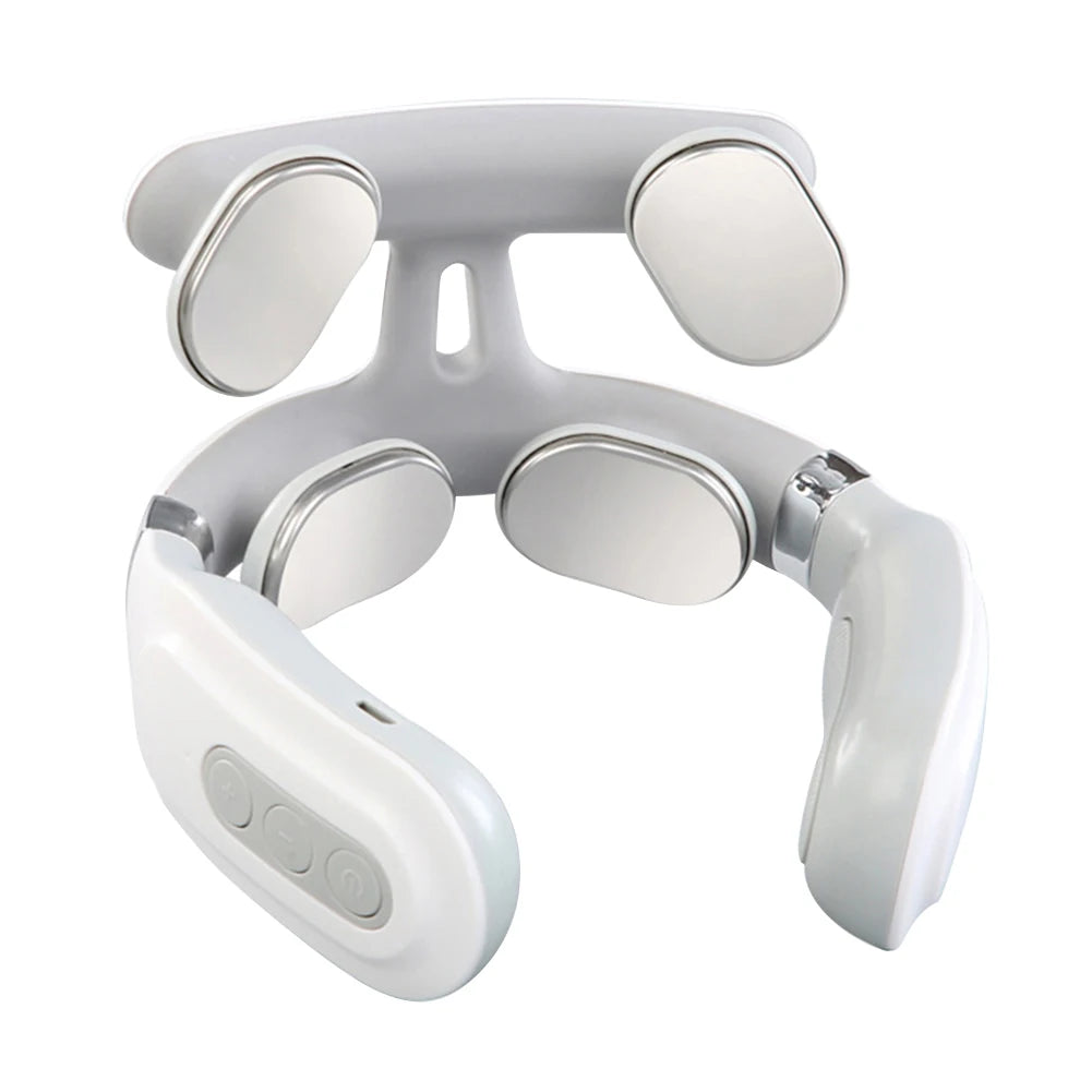 Portable 4-Head Back Massager USB Rechargeable Electric Massager