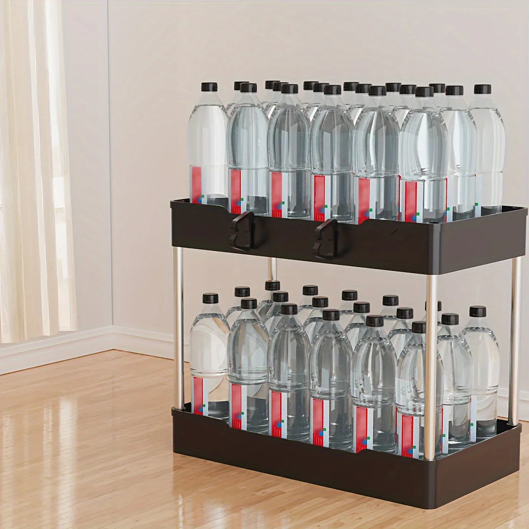 Under Sink Organizer Set For Cosmetics Kitchen And Bathroom