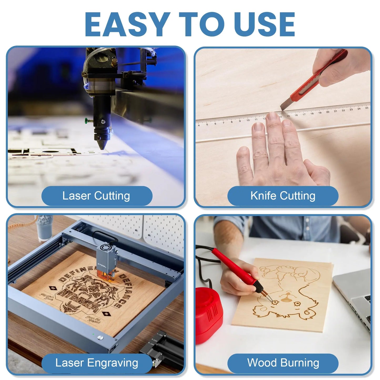 Unfinished Basswood Plywood Sheets for Crafts Pyrography and DIY Art