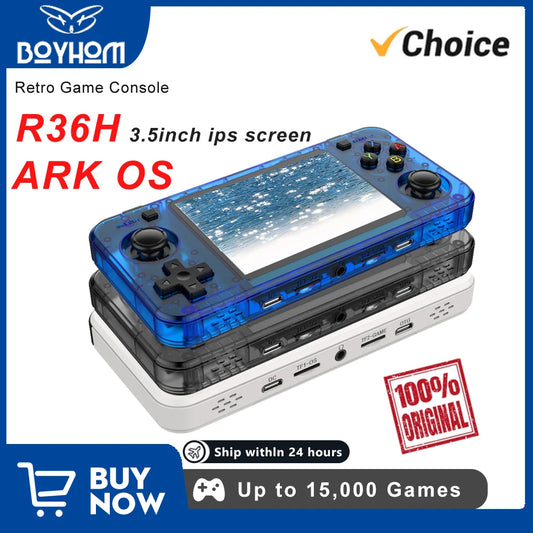 BOYHOM R36H Dual RAM Retro Handheld Linux ArkOS Console