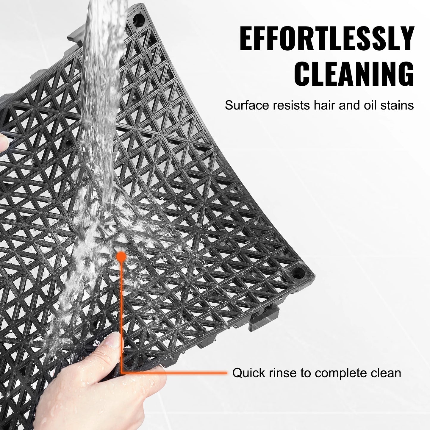 SucceBuy Interlocking PVC Drainage Floor Tiles Non Slip For Bathroom And Pool