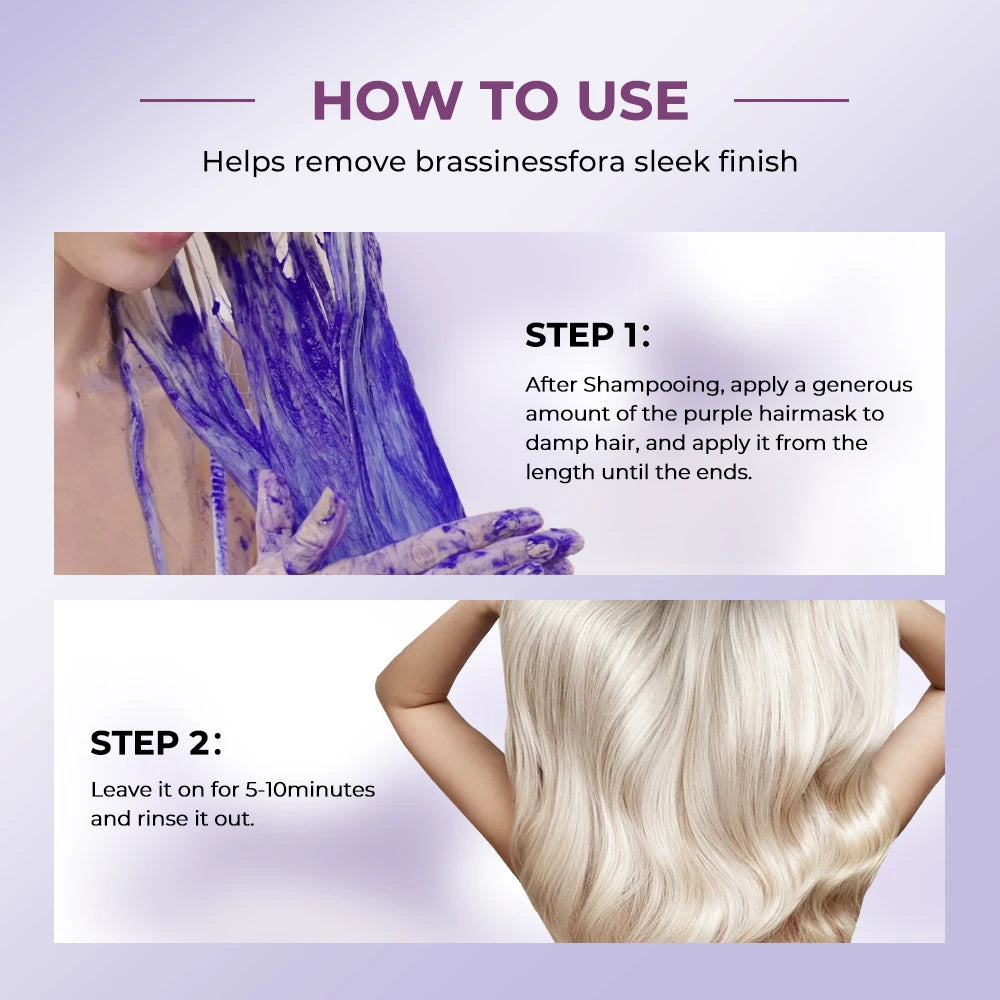 Karseell Hair Mask Neutralizes Brass Tones For Highlighted Hair