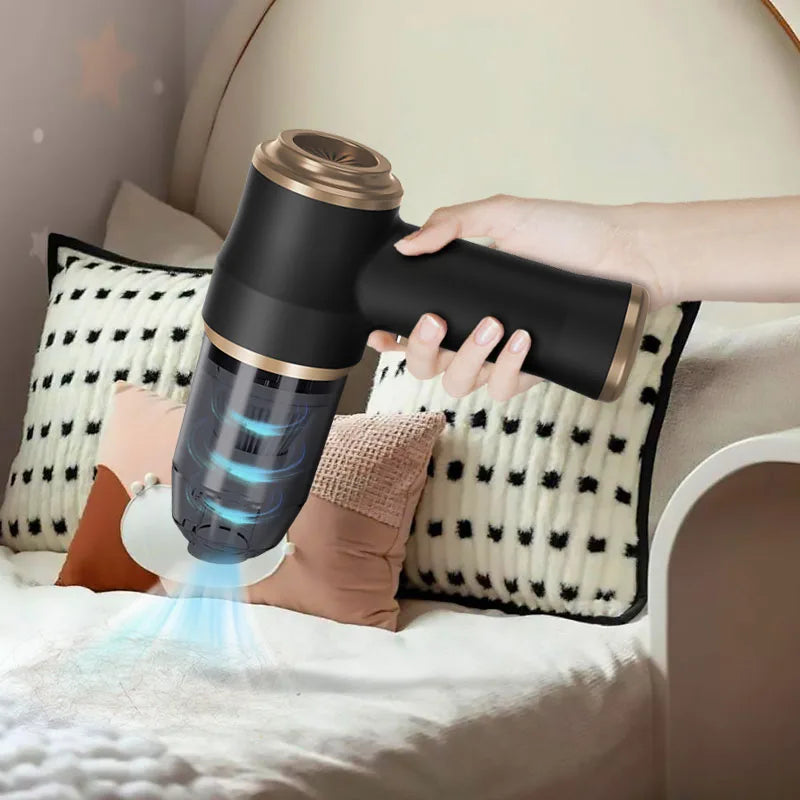 ABS Car Vacuum Cleaner Portable Battery Powered HEPA Filter