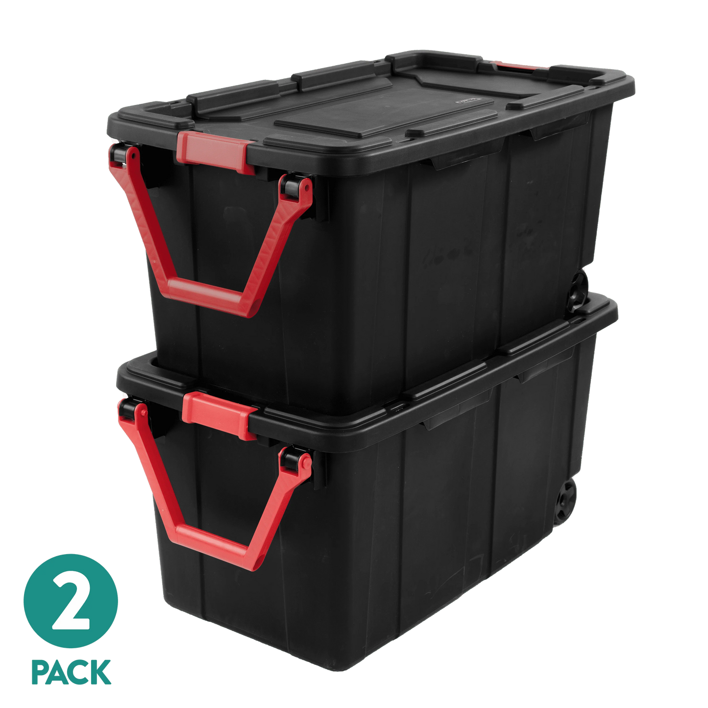 Sterilite Industrial Wheeled Plastic Storage Tote Container