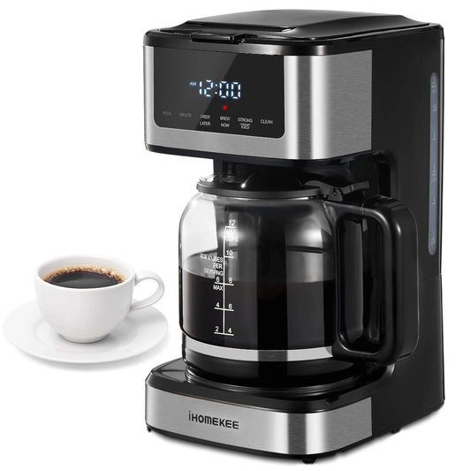 Yabano Programmable Drip Coffee Maker With Iced Coffee Function