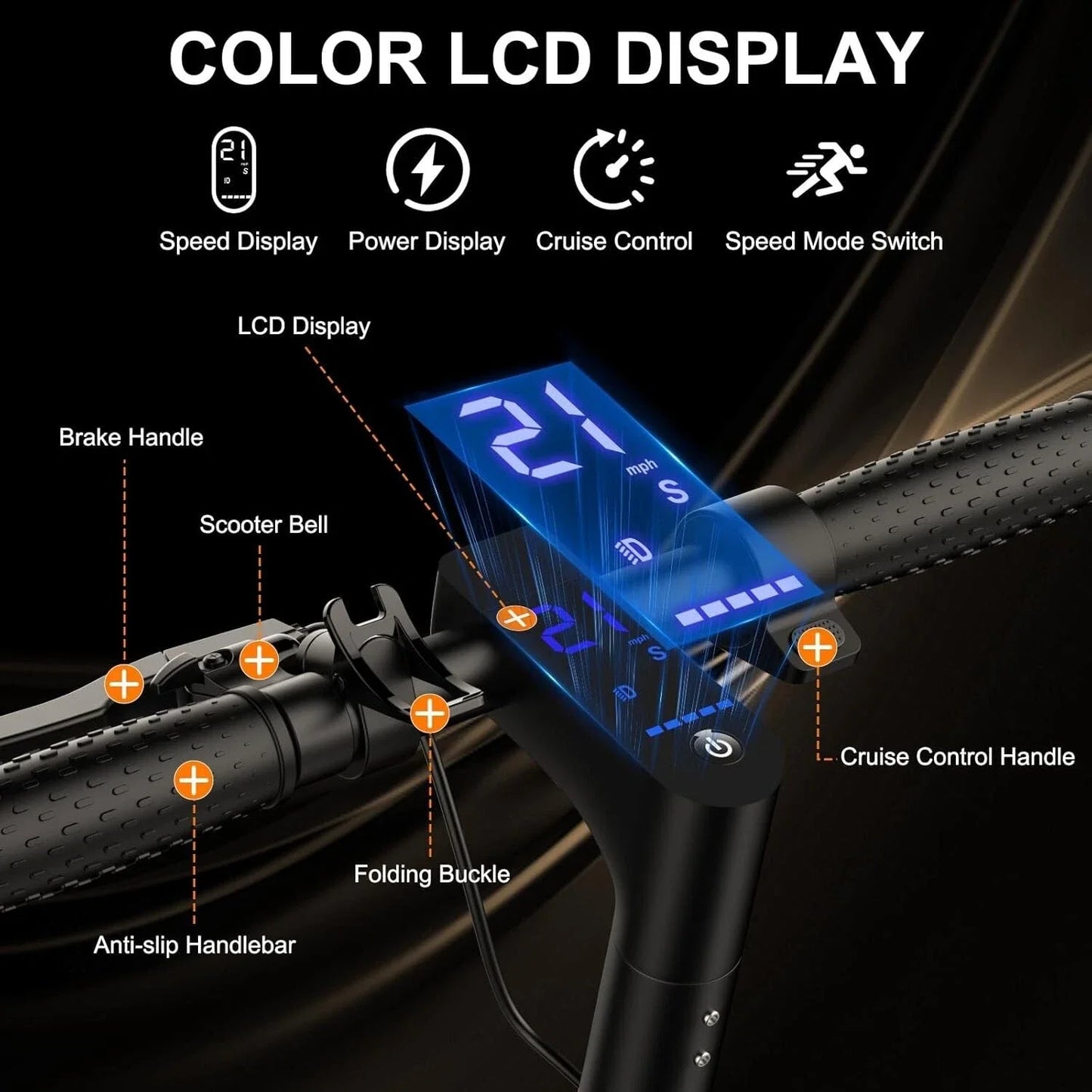 AOVOPRO TMAX Electric Scooter 500W Folding With App
