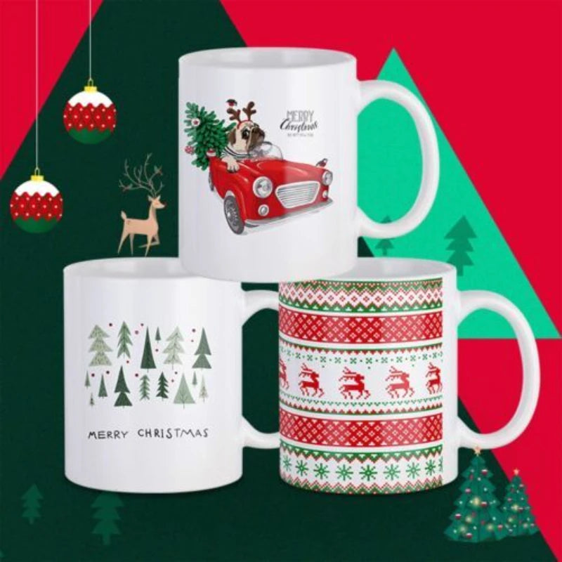 Sublimation Mugs Blank Ceramic Cups Bulk Pack Set Of 12