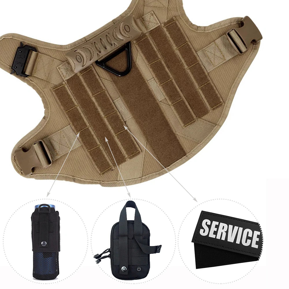 PETRAVEL CN Large Dog Harness And Leash Set Vest Training