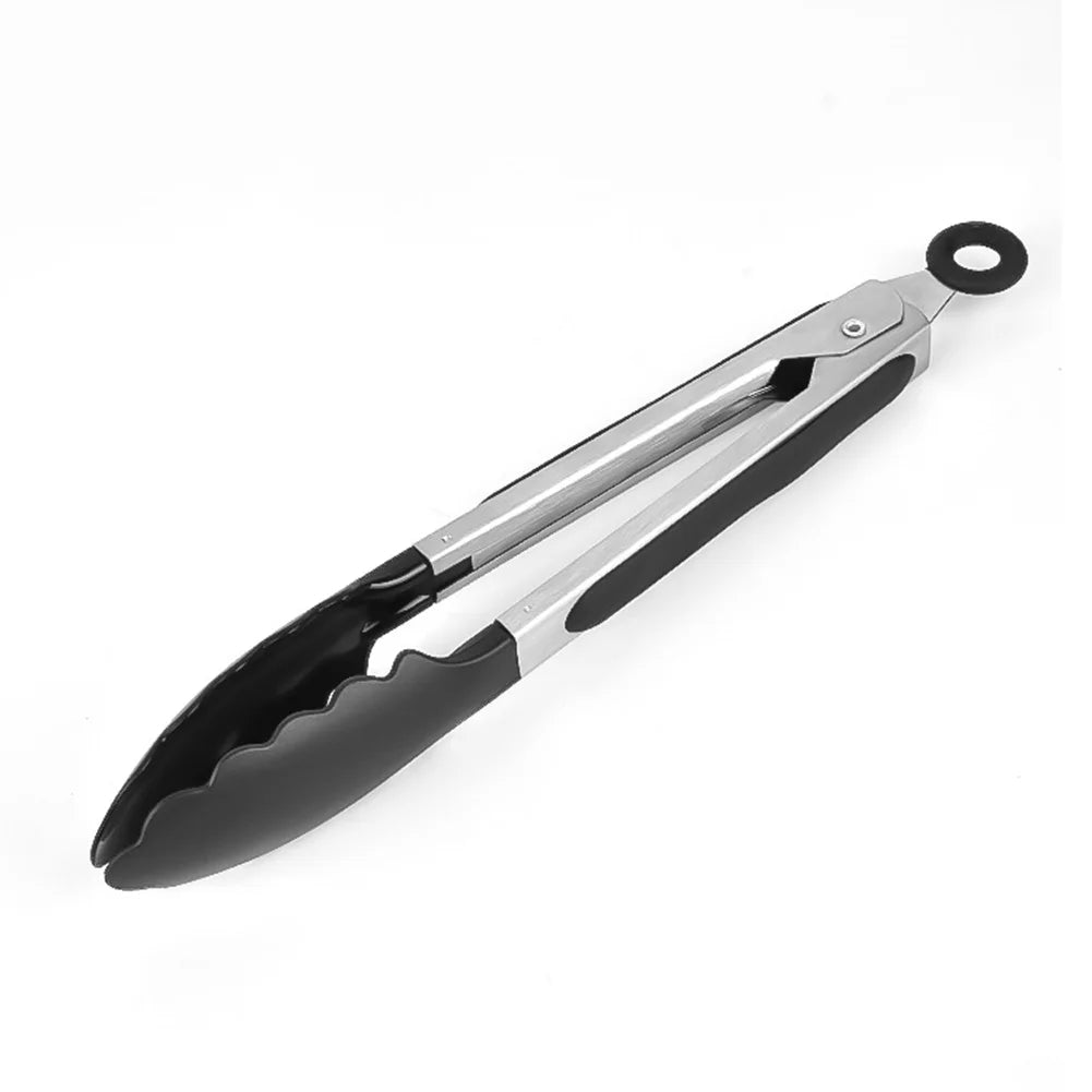 Shunmaii BBQ Grilling Tong Stainless Steel Anti Scalding Clip