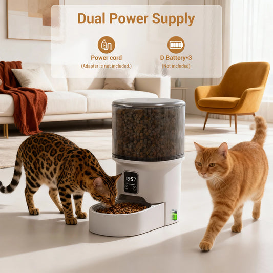 HiMISS 4L Programmable Automatic Pet Feeder For Small Dogs Cats