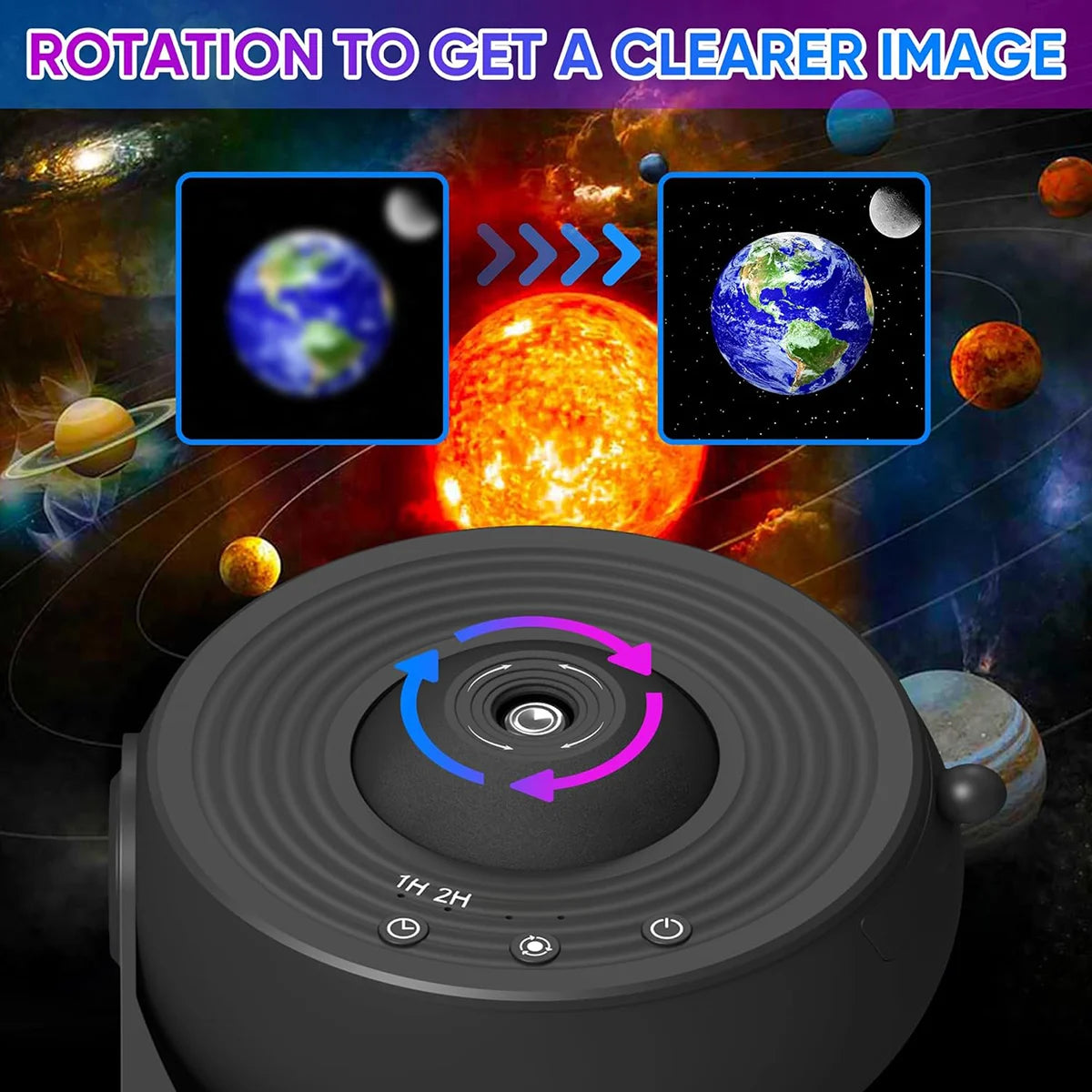 Mexllex 13 In 1 Galaxy Ultral Star Projector With Timer