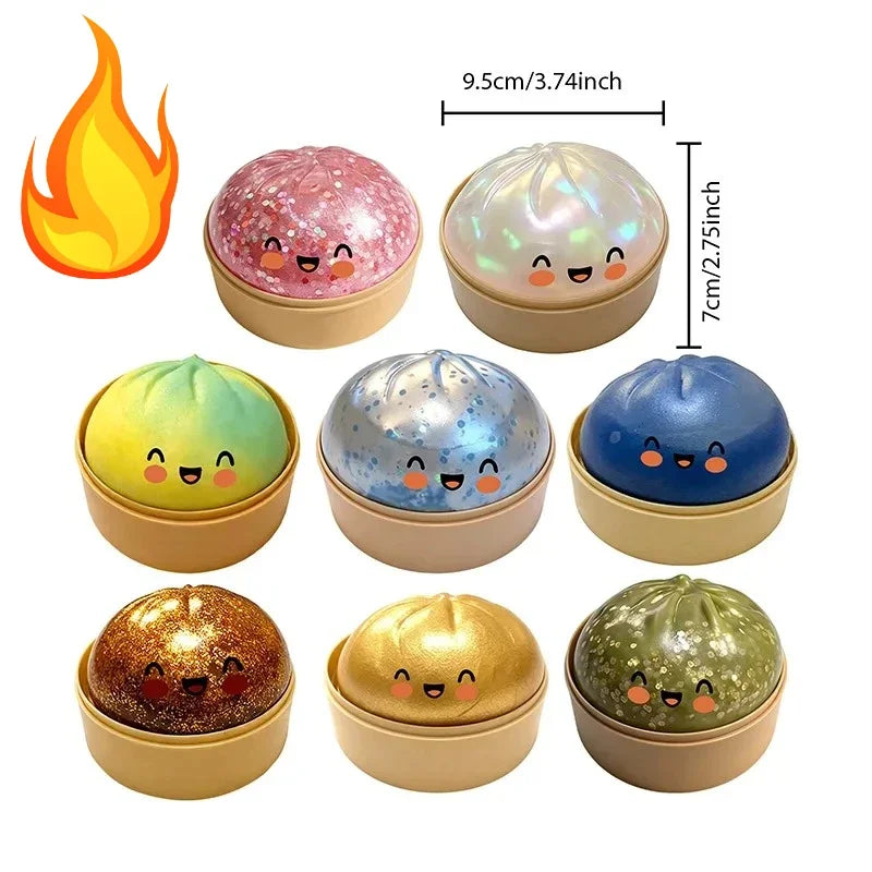 Dumpling Stress Relief Ball Slow Rebound Decompression Toy