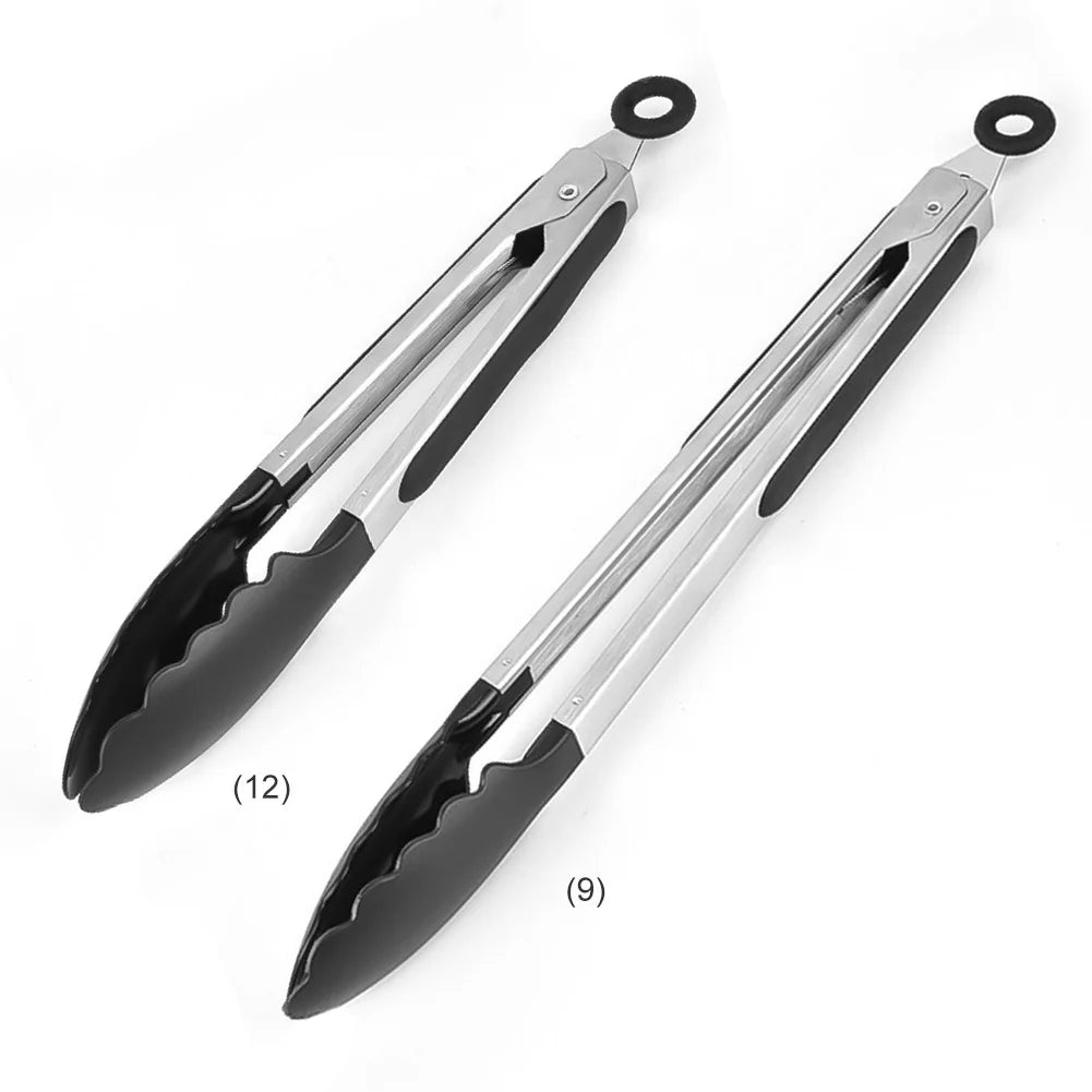 Shunmaii BBQ Grilling Tong Stainless Steel Anti Scalding Clip