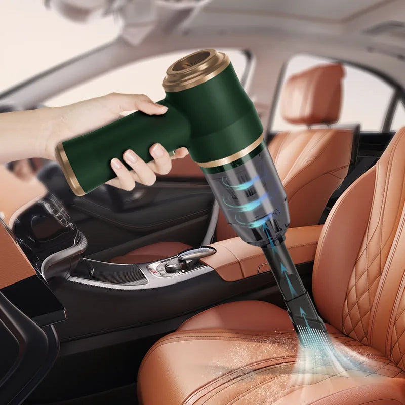 ABS Car Vacuum Cleaner Portable Battery Powered HEPA Filter