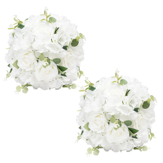 Artificial Flower Balls Wedding Table Centerpiece Decor Hydrangea Rose Mix