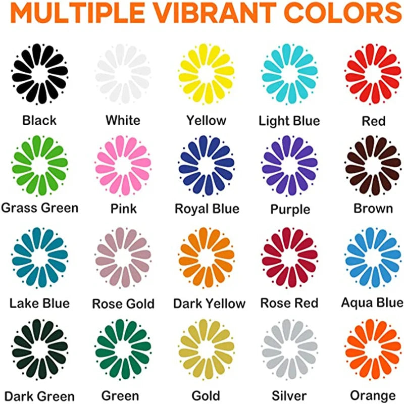 HTVRONT HTV Heat Transfer Vinyl Bundle For T Shirts DIY