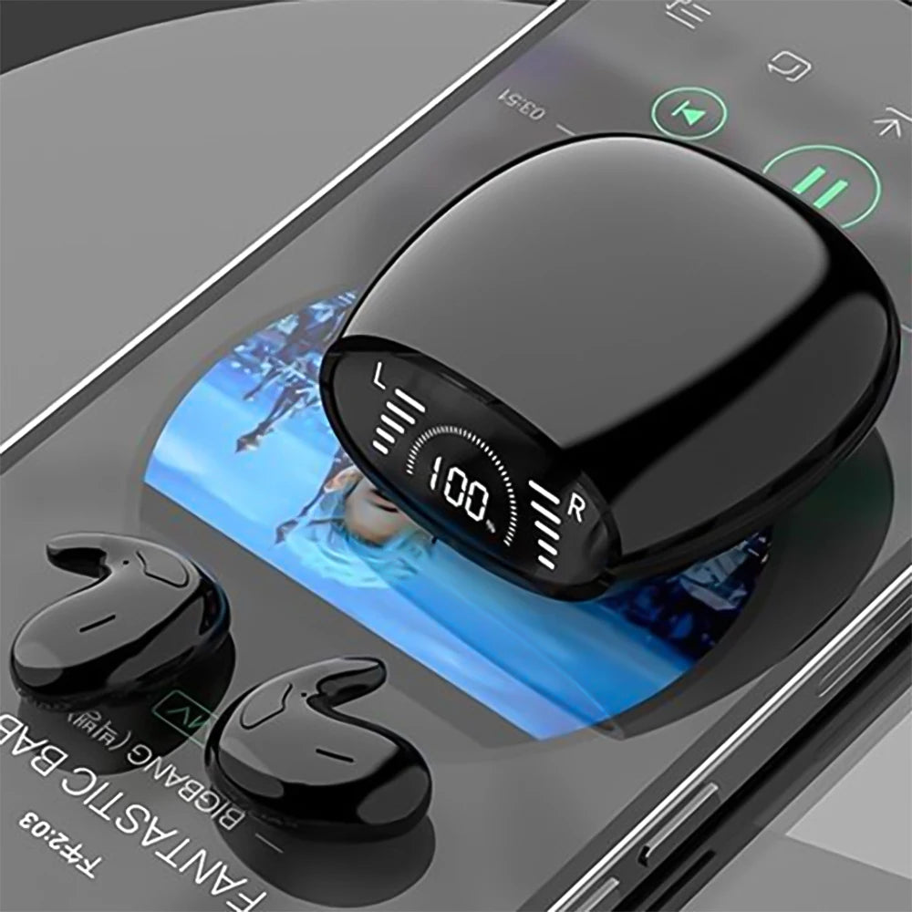 SHUKE Ultra Thin Sleep Headphones Wireless Bluetooth Earbuds