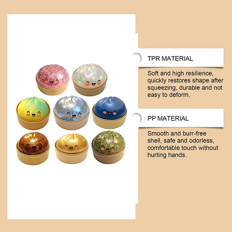Dumpling Stress Relief Ball Slow Rebound Decompression Toy