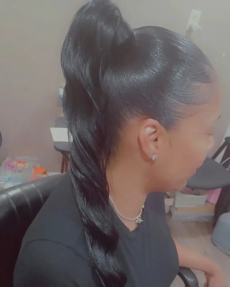 Lumiere Hair Body Wave Clipin Ponytail Extensions Virgin Human Hair