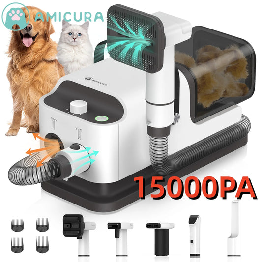 Amicura P1 Pet Grooming Vacuum And Hair Dryer Kit 15kPa